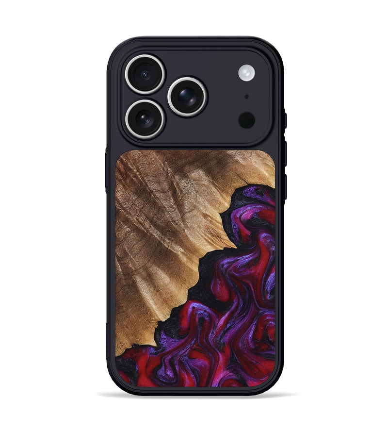 iPhone 17 Pro Wood Phone Case - Jordin (Red, 821823)