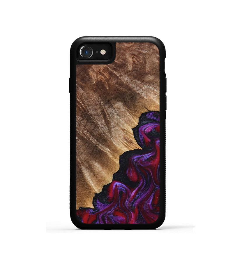 iPhone SE Wood Phone Case - Jordin (Red, 821823)