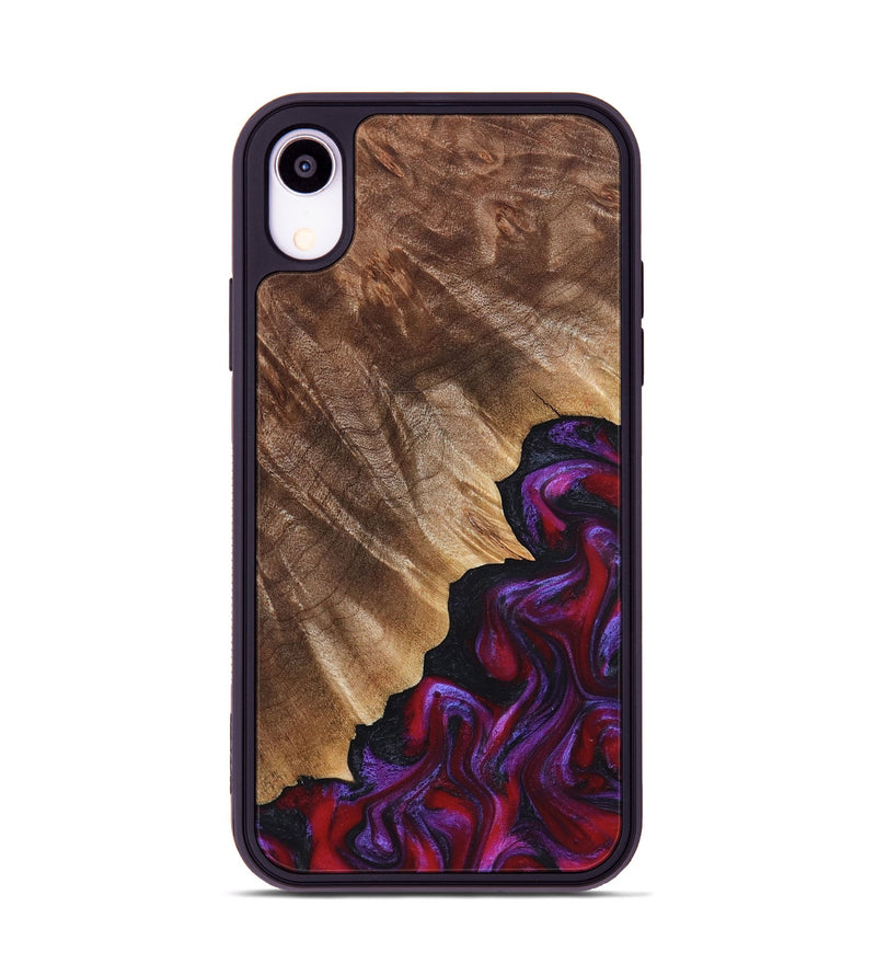 iPhone Xr Wood Phone Case - Jordin (Red, 821823)