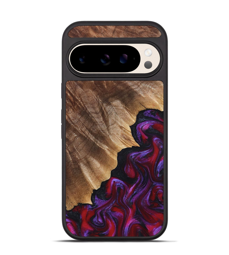 Pixel 10 Wood Phone Case - Jordin (Red, 821823)