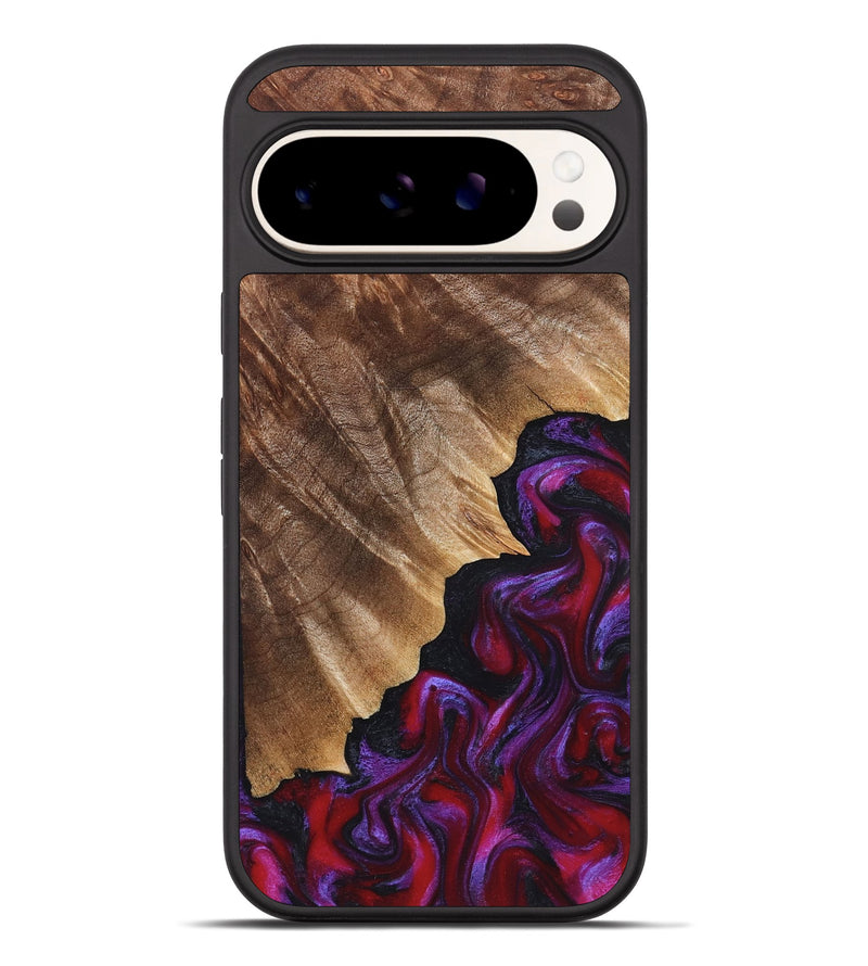 Pixel 10 Pro XL Wood Phone Case - Jordin (Red, 821823)