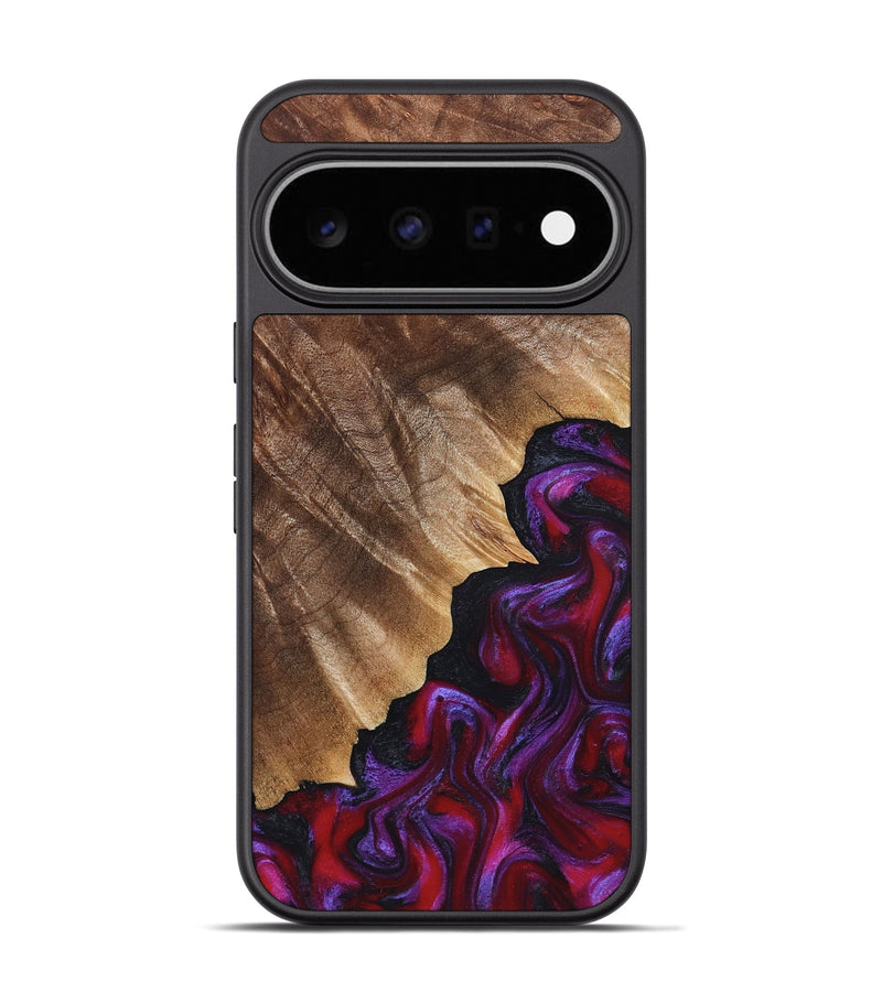 Pixel 11 Pro Wood Phone Case - Jordin (Red, 821823)