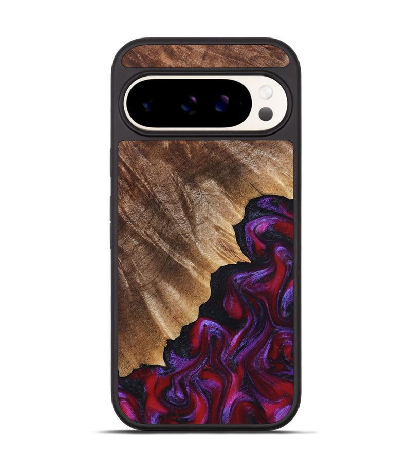 Pixel 9 Pro Wood Phone Case - Jordin (Red, 821823)