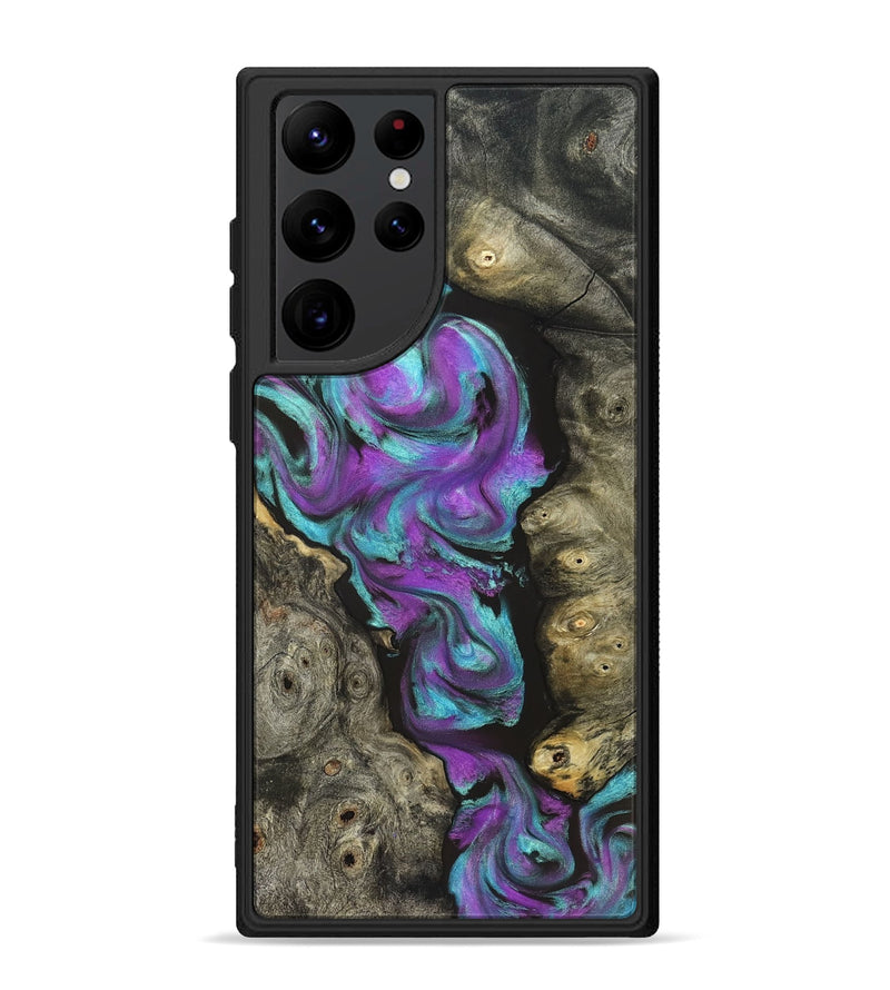 Galaxy S22 Ultra Wood Phone Case - Savanah (Neon, 821827)