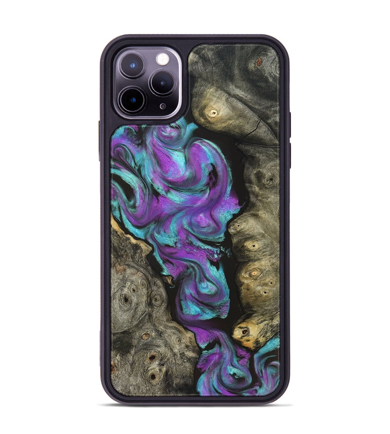 iPhone 11 Pro Max Wood Phone Case - Savanah (Neon, 821827)