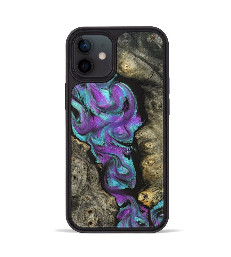 iPhone 12 Wood Phone Case - Savanah (Neon, 821827)