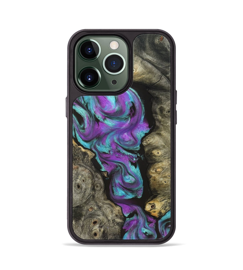 iPhone 13 Pro Wood Phone Case - Savanah (Neon, 821827)