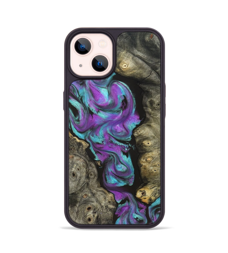 iPhone 14 Wood Phone Case - Savanah (Neon, 821827)