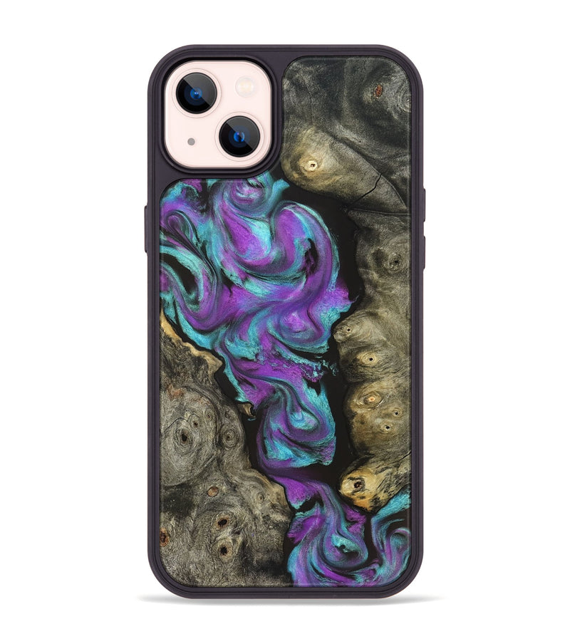 iPhone 14 Plus Wood Phone Case - Savanah (Neon, 821827)