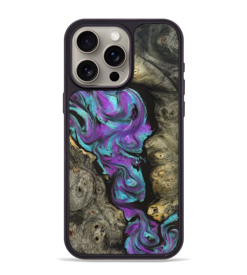 iPhone 15 Pro Max Wood Phone Case - Savanah (Neon, 821827)