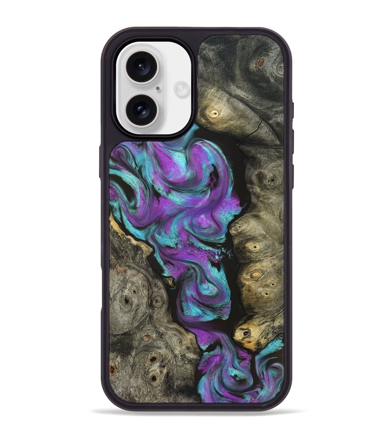 iPhone 16 Plus Wood Phone Case - Savanah (Neon, 821827)