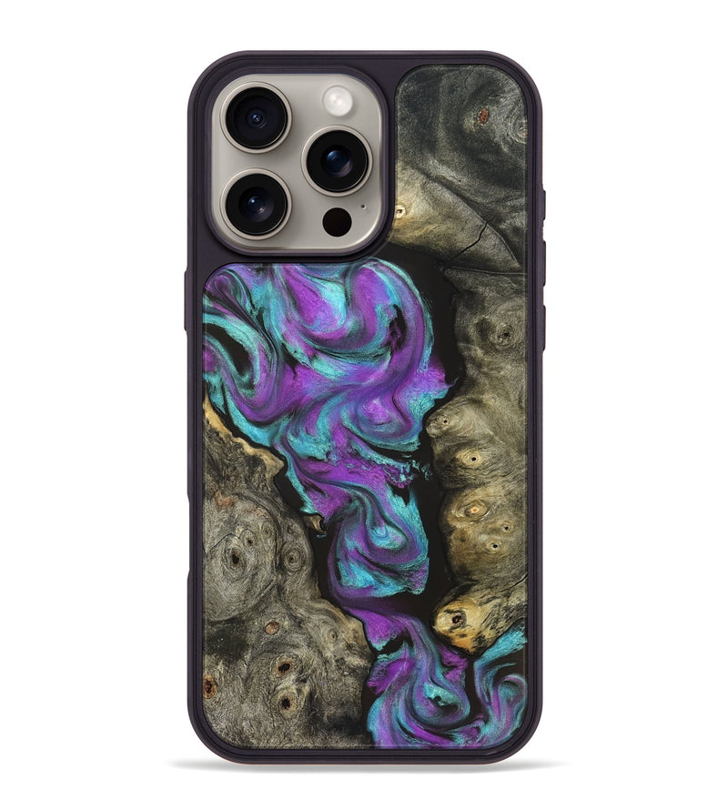 iPhone 16 Pro Max Wood Phone Case - Savanah (Neon, 821827)
