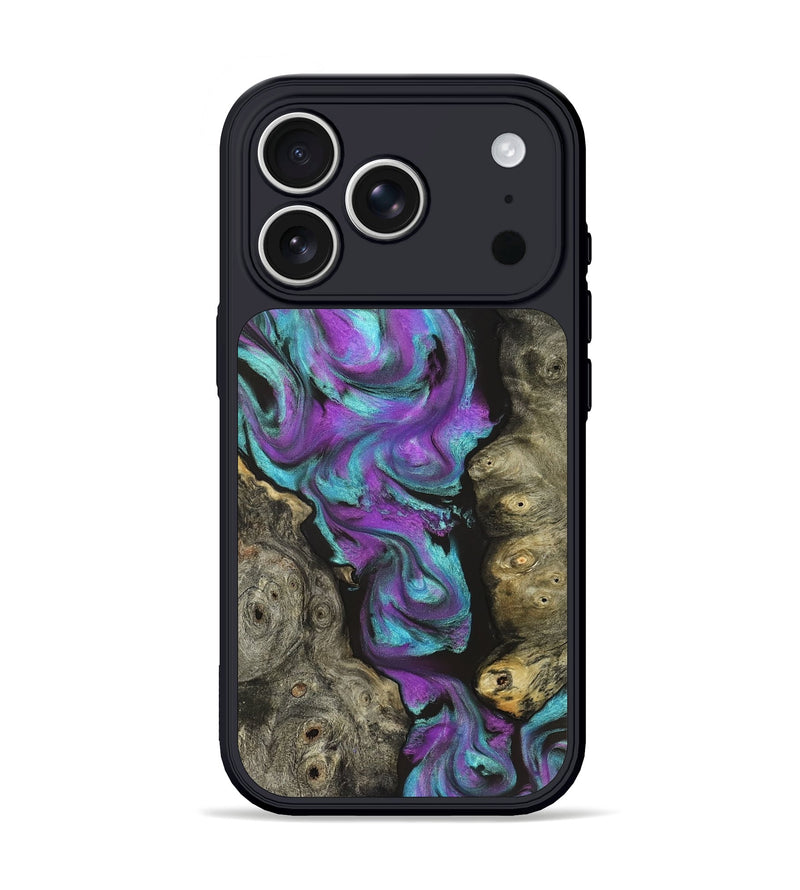iPhone 17 Pro Wood Phone Case - Savanah (Neon, 821827)