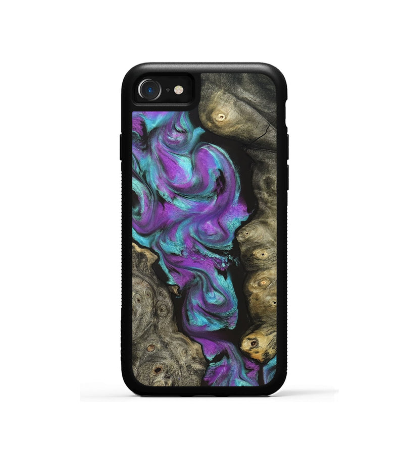 iPhone SE Wood Phone Case - Savanah (Neon, 821827)