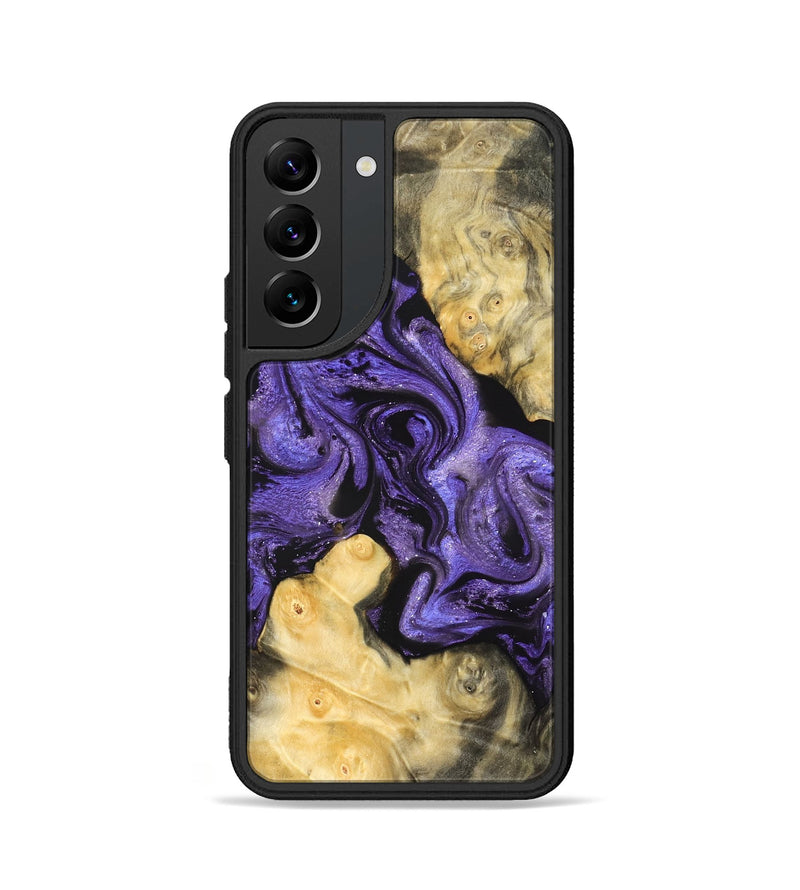 Galaxy S22 Wood Phone Case - Analia (Purple, 821828)