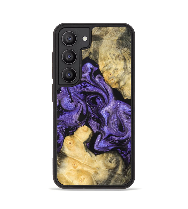 Galaxy S23 Wood Phone Case - Analia (Purple, 821828)