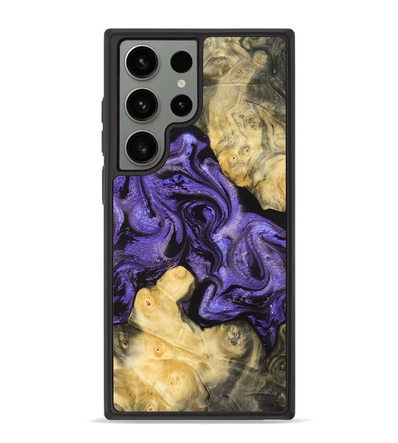 Galaxy S23 Ultra Wood Phone Case - Analia (Purple, 821828)