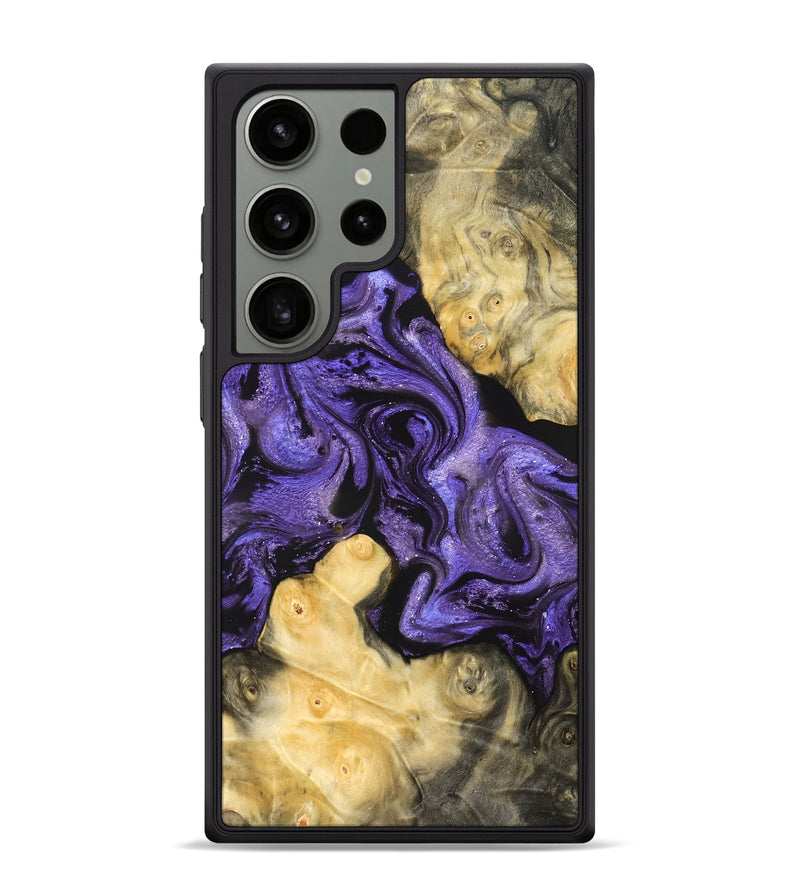 Galaxy S24 Ultra Wood Phone Case - Analia (Purple, 821828)