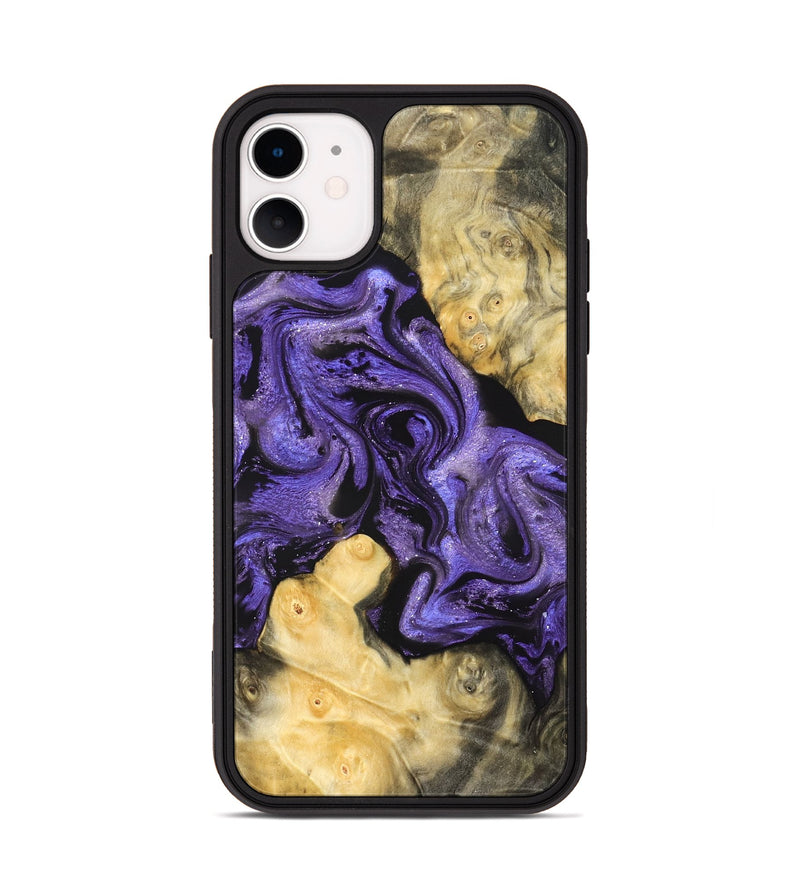 iPhone 11 Wood Phone Case - Analia (Purple, 821828)