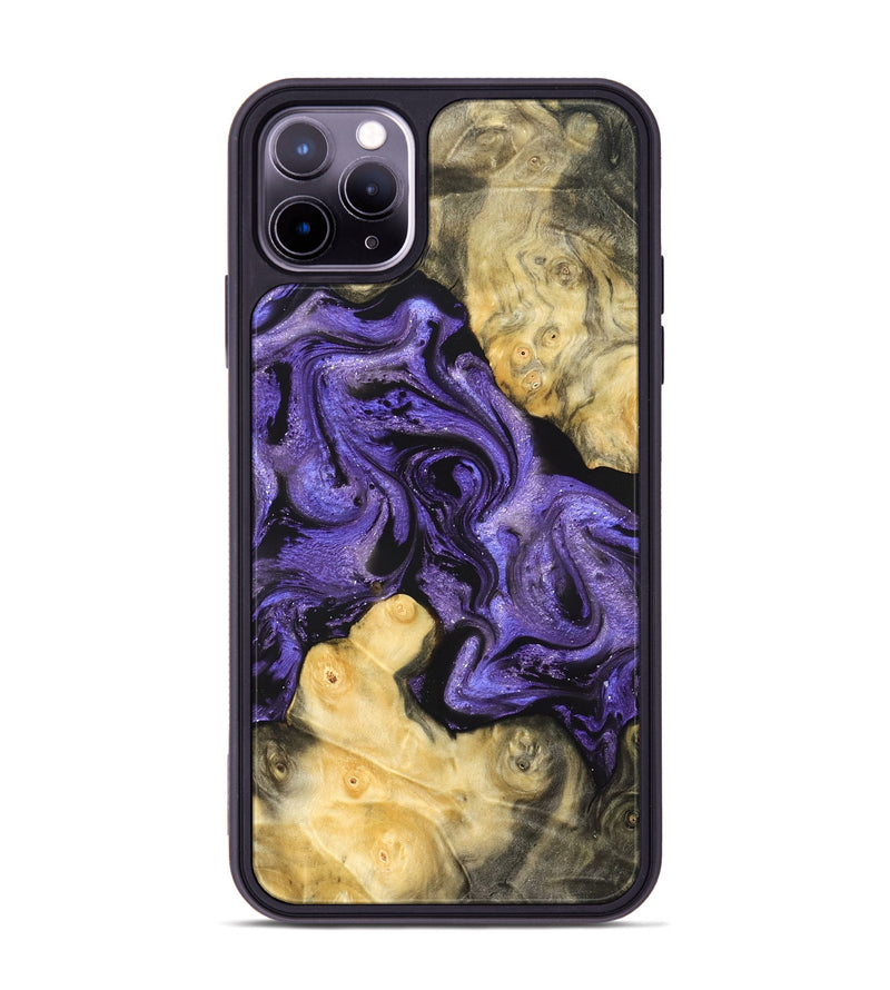 iPhone 11 Pro Max Wood Phone Case - Analia (Purple, 821828)