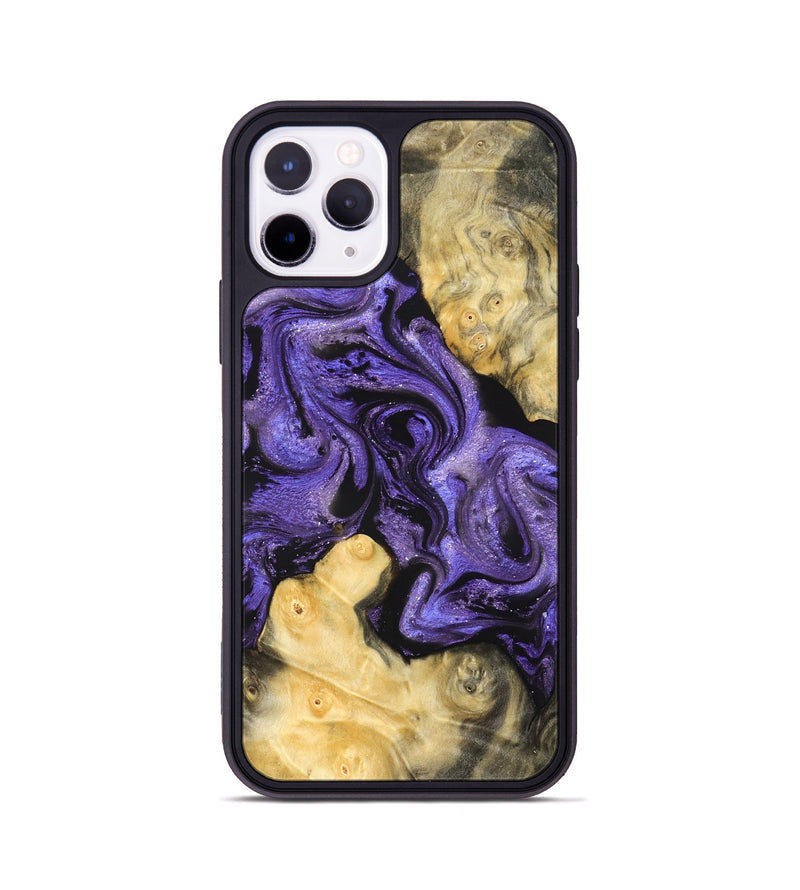 iPhone 11 Pro Wood Phone Case - Analia (Purple, 821828)