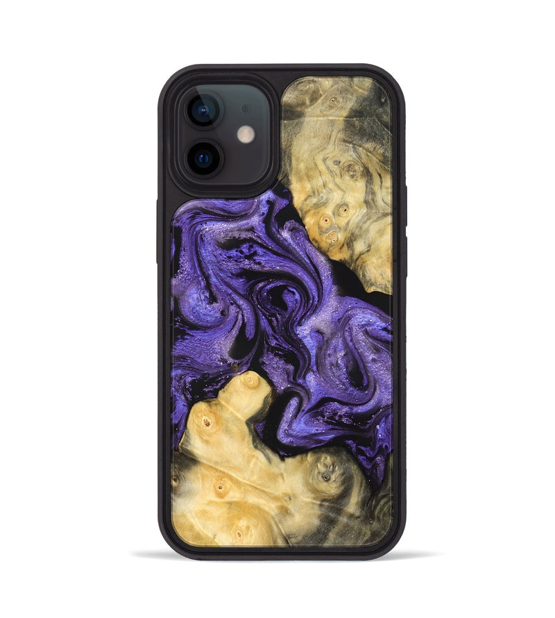iPhone 12 Wood Phone Case - Analia (Purple, 821828)