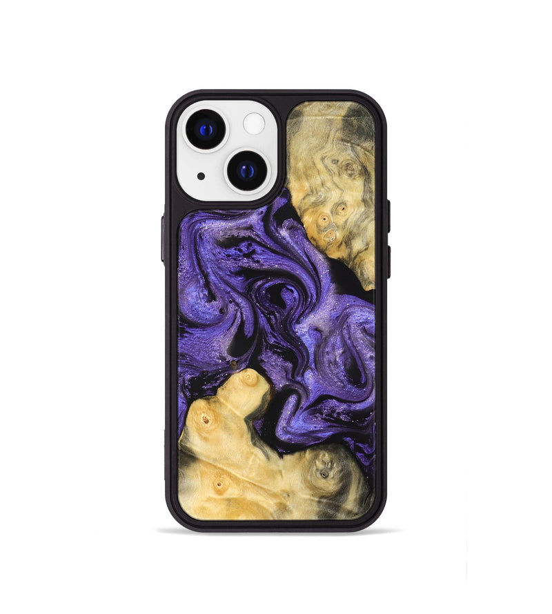 iPhone 13 mini Wood Phone Case - Analia (Purple, 821828)