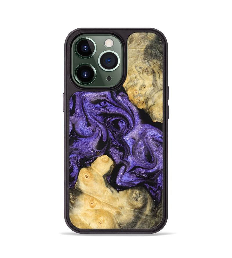 iPhone 13 Pro Wood Phone Case - Analia (Purple, 821828)
