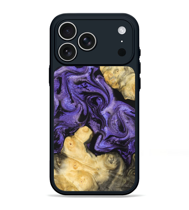 iPhone 17 Pro Max Wood Phone Case - Analia (Purple, 821828)