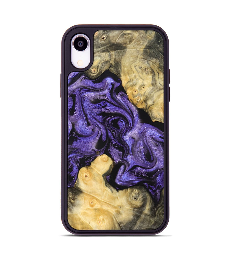 iPhone Xr Wood Phone Case - Analia (Purple, 821828)