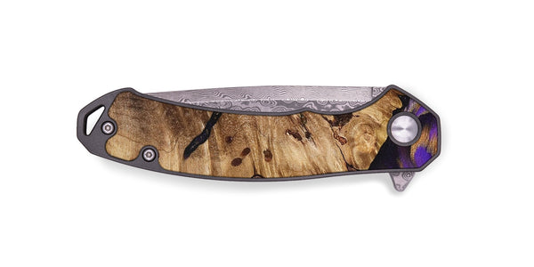 EDC Wood Pocket Knife - Polly (Purple, 821829)