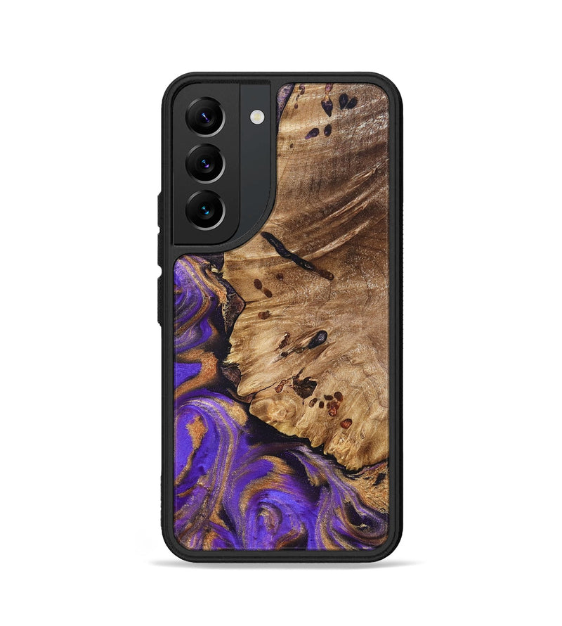 Galaxy S22 Wood Phone Case - Polly (Purple, 821829)