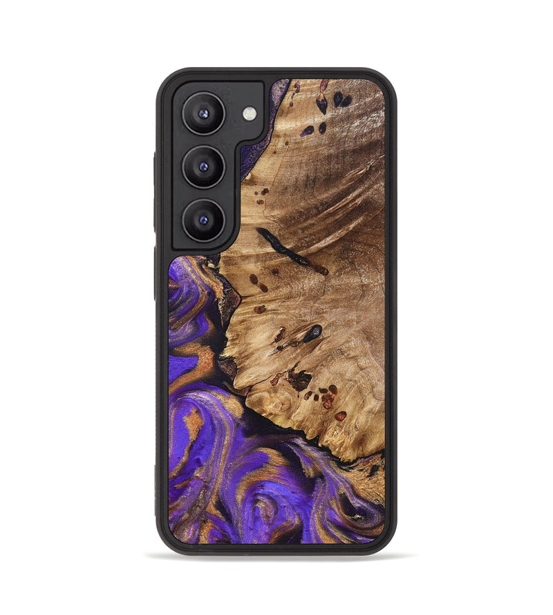 Galaxy S23 Wood Phone Case - Polly (Purple, 821829)