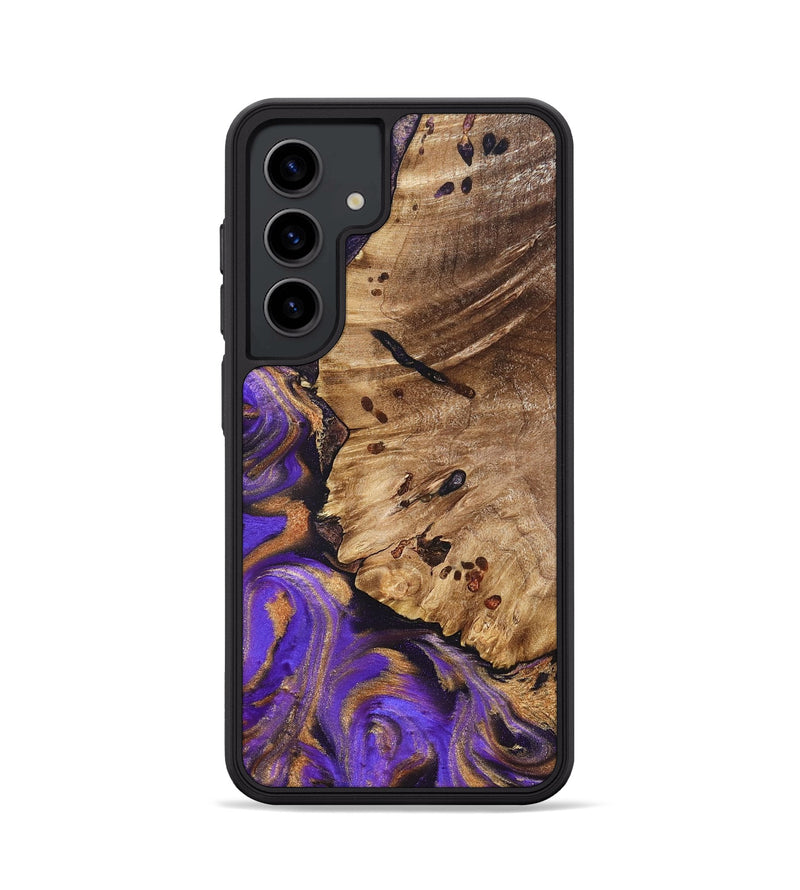 Galaxy S24 Wood Phone Case - Polly (Purple, 821829)