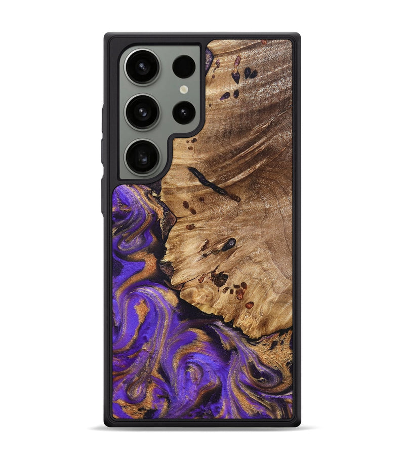 Galaxy S24 Ultra Wood Phone Case - Polly (Purple, 821829)