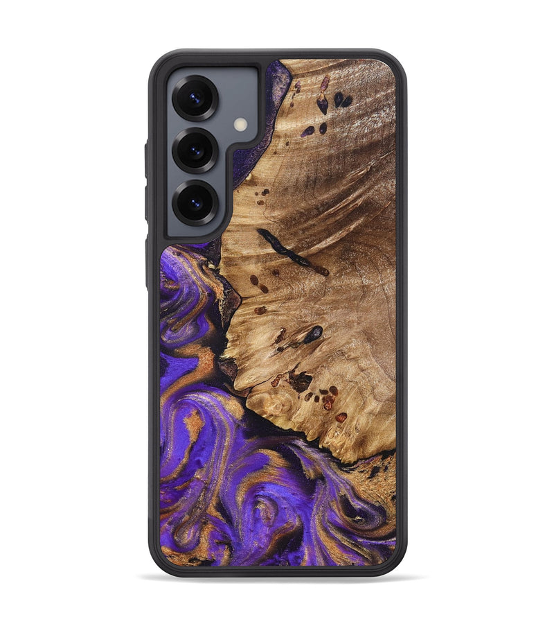 Galaxy S25 Plus Wood Phone Case - Polly (Purple, 821829)