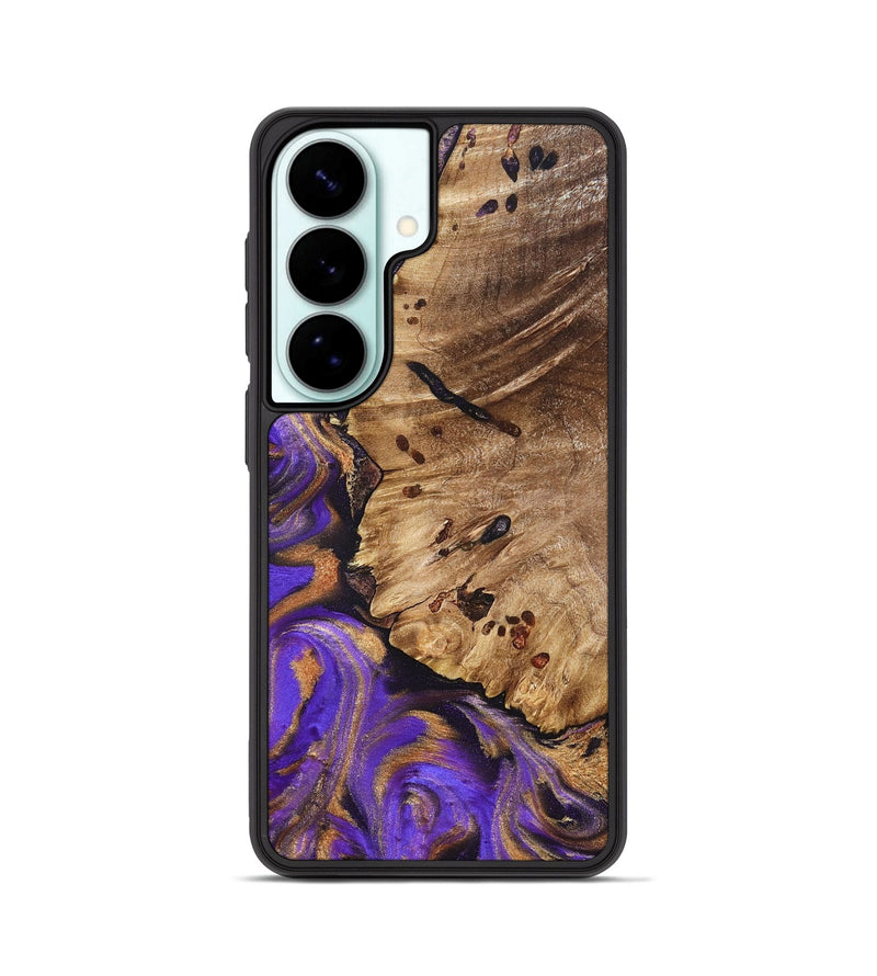 Galaxy S26 Wood Phone Case - Polly (Purple, 821829)