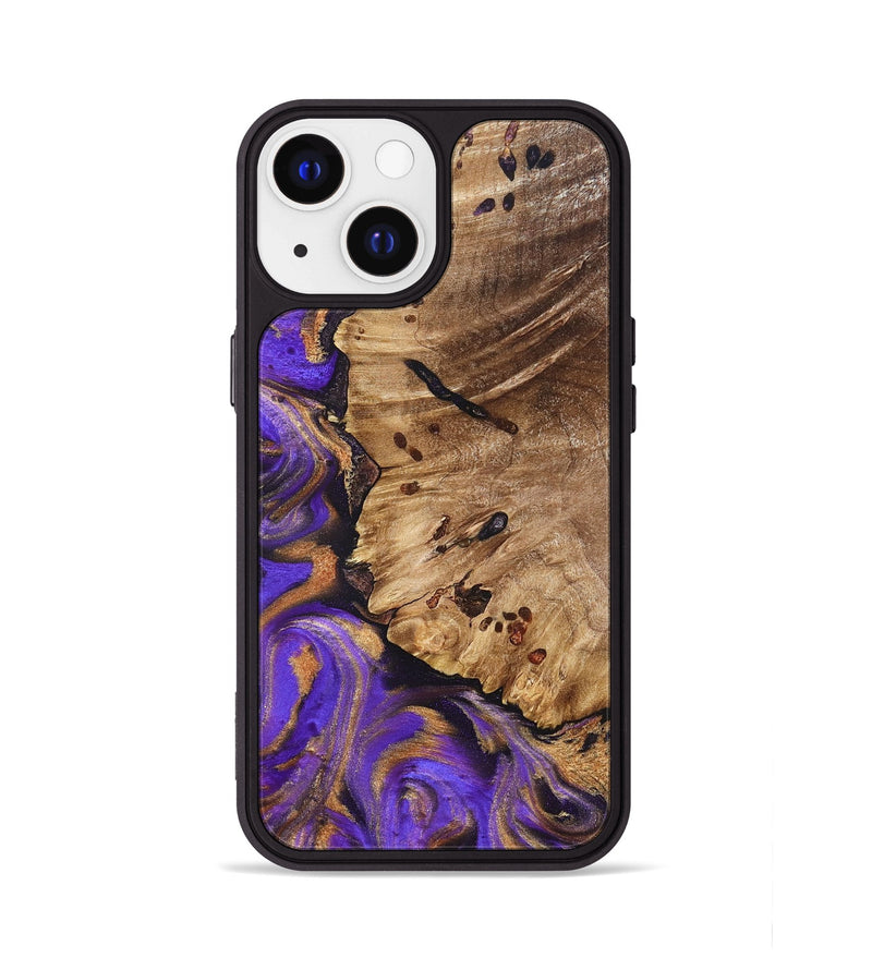 iPhone 13 Wood Phone Case - Polly (Purple, 821829)