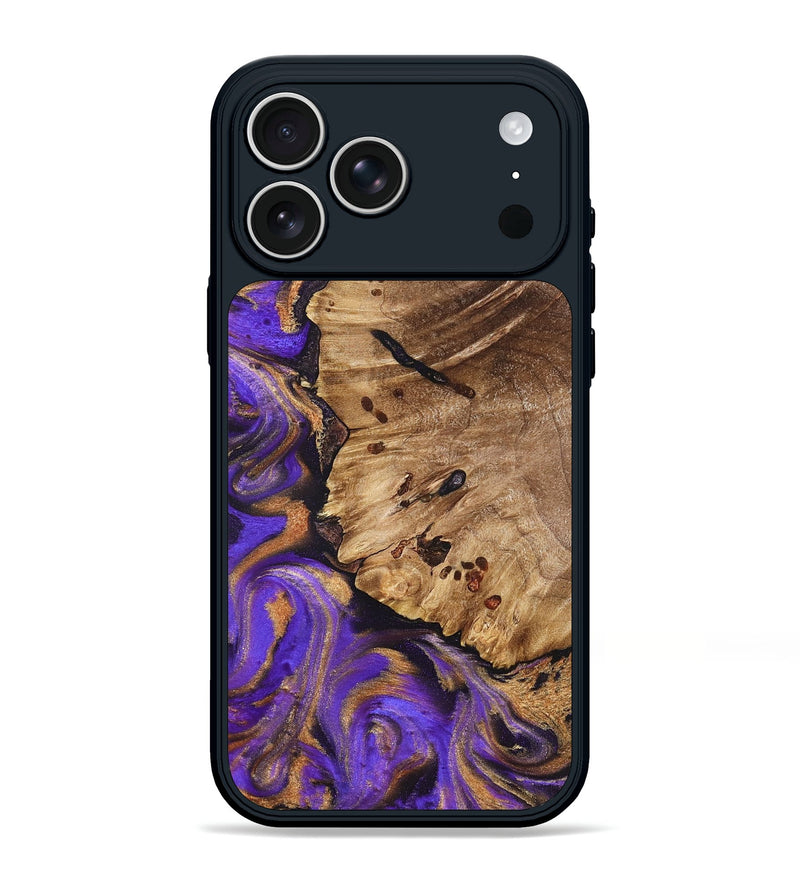 iPhone 17 Pro Max Wood Phone Case - Polly (Purple, 821829)