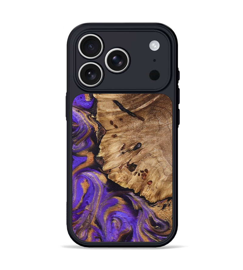iPhone 17 Pro Wood Phone Case - Polly (Purple, 821829)