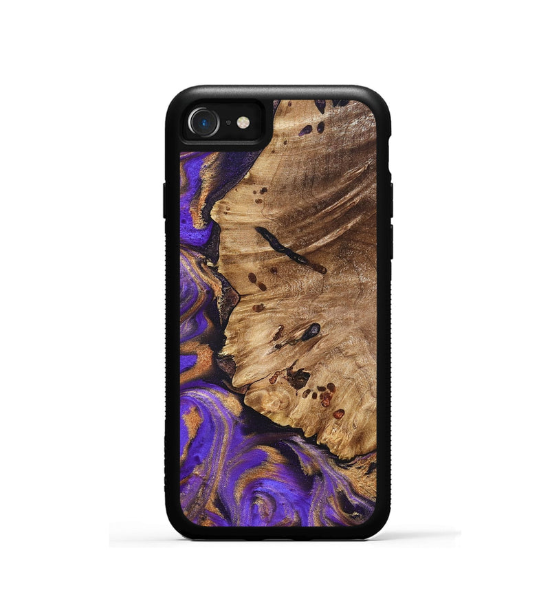 iPhone SE Wood Phone Case - Polly (Purple, 821829)