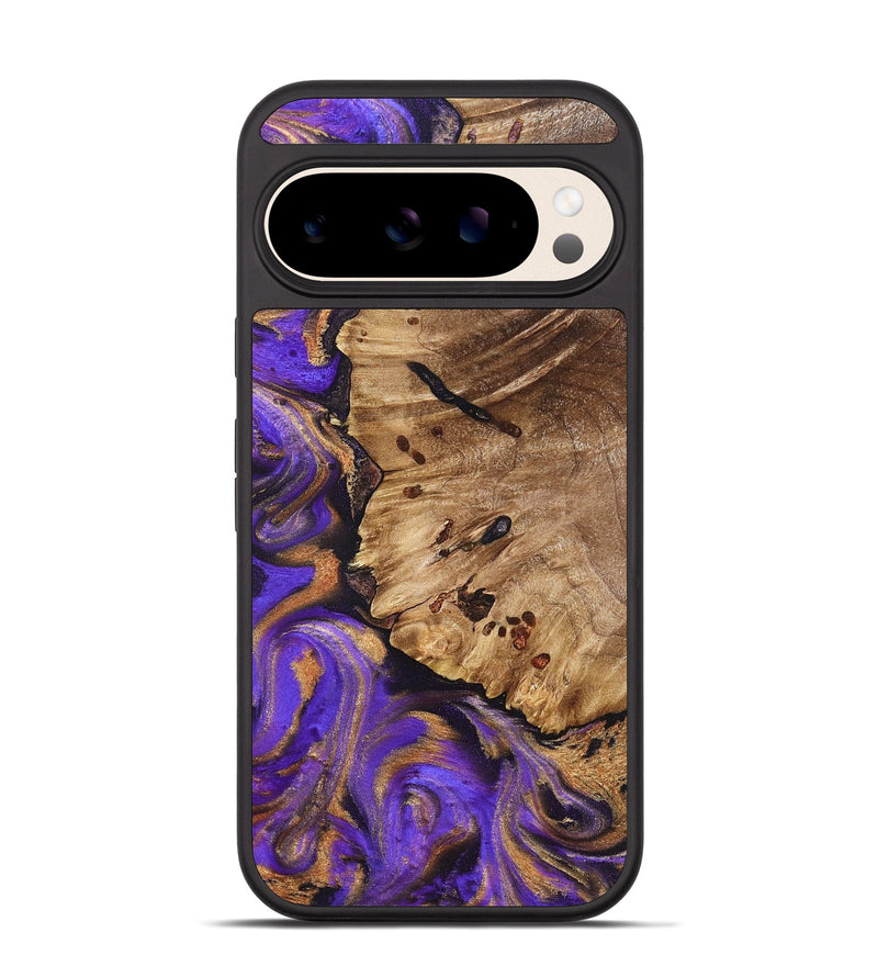 Pixel 10 Wood Phone Case - Polly (Purple, 821829)