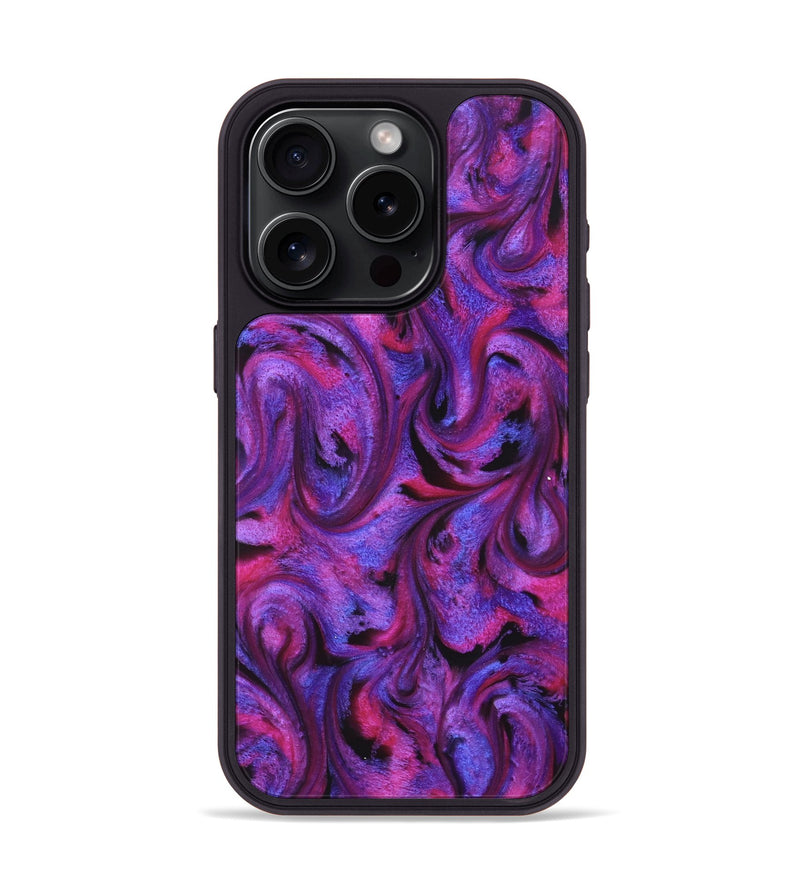 iPhone 15 Pro ResinArt Phone Case - Travon (Purple, 821830)
