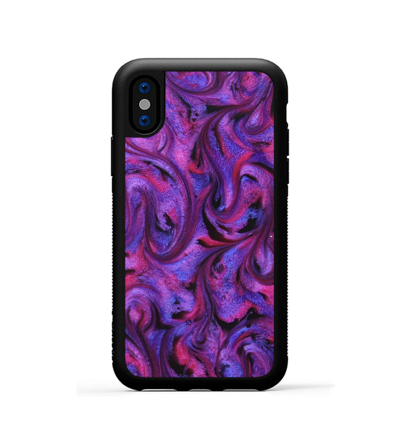 iPhone Xs ResinArt Phone Case - Travon (Purple, 821830)