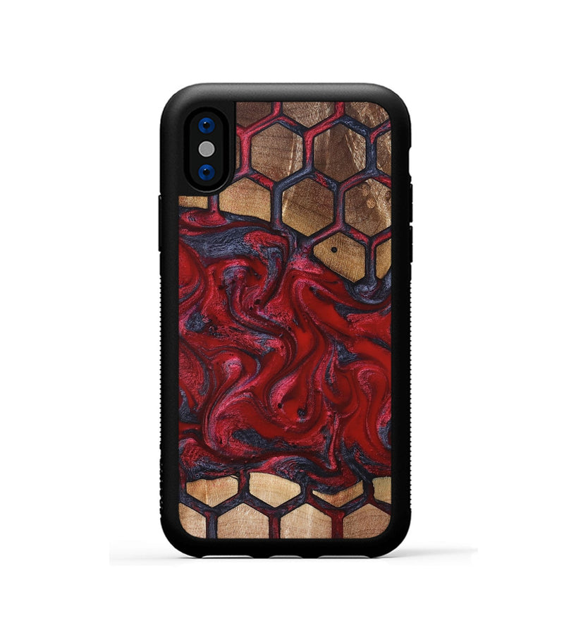 iPhone Xs Wood Phone Case - Dale (Pattern, 821840)