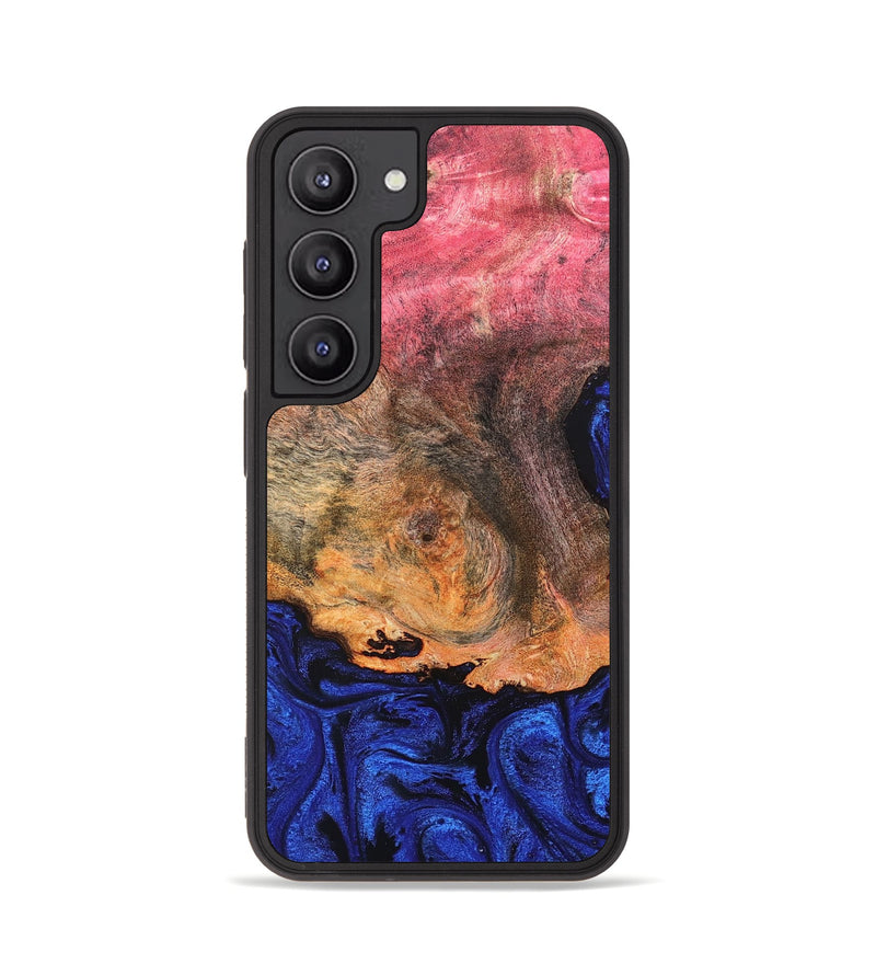 Galaxy S23 Wood Phone Case - Aliza (Blue, 821847)