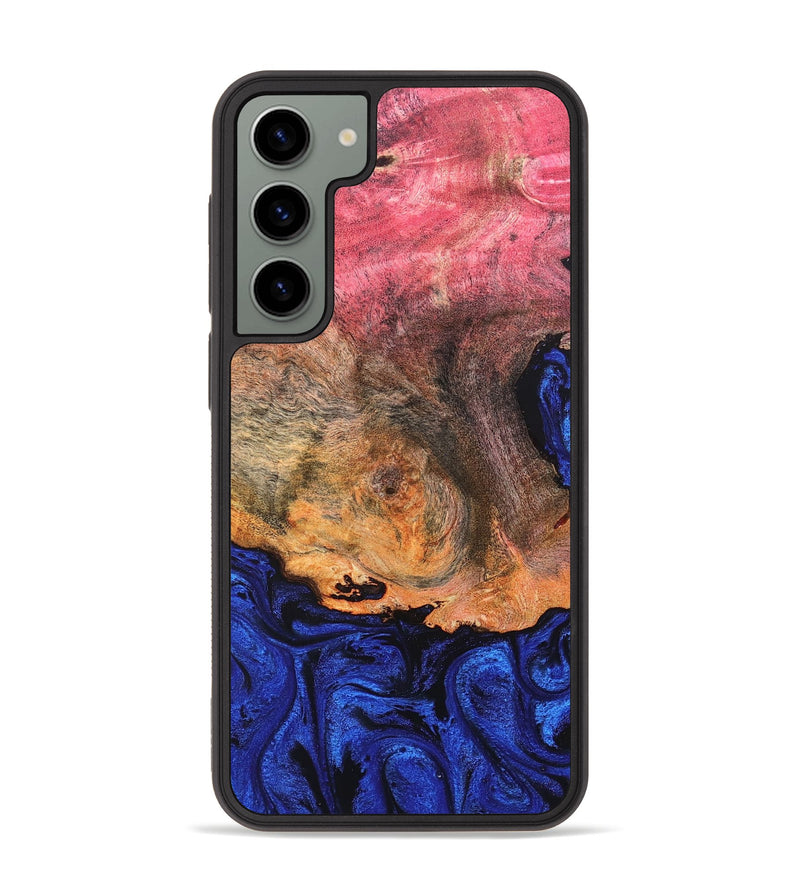 Galaxy S23 Plus Wood Phone Case - Aliza (Blue, 821847)
