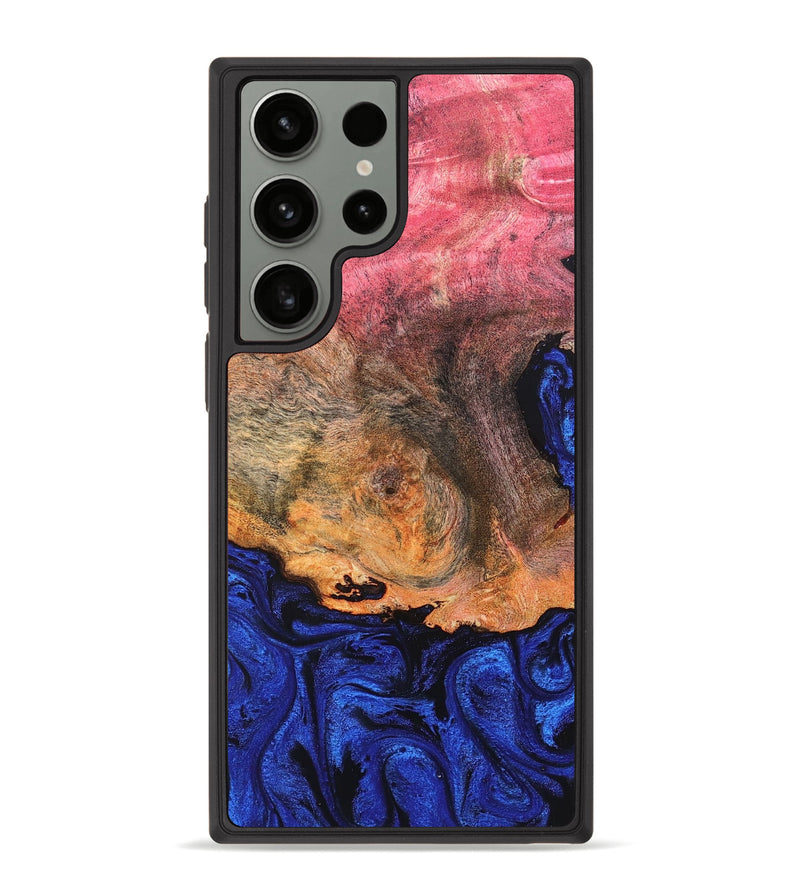 Galaxy S23 Ultra Wood Phone Case - Aliza (Blue, 821847)
