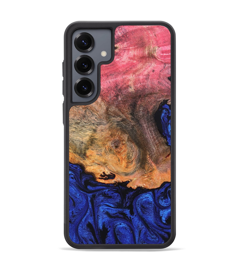 Galaxy S25 Plus Wood Phone Case - Aliza (Blue, 821847)