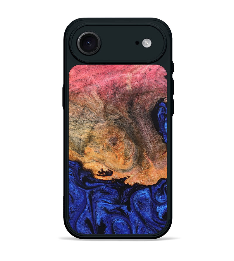 iPhone 17 Air Wood Phone Case - Aliza (Blue, 821847)